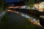 麗水街夜景 沙漠之舟游永嘉巖頭古村落拍攝麗水街長