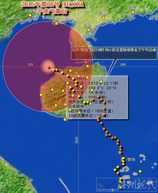 臺風(fēng)鯨魚路徑圖