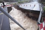 溫州臺風(fēng)鲇魚帶來暴雨造成240條公路中斷