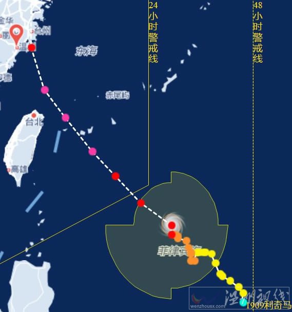 浙江臺(tái)風(fēng)利奇馬最新消息 未來路徑或登陸浙江