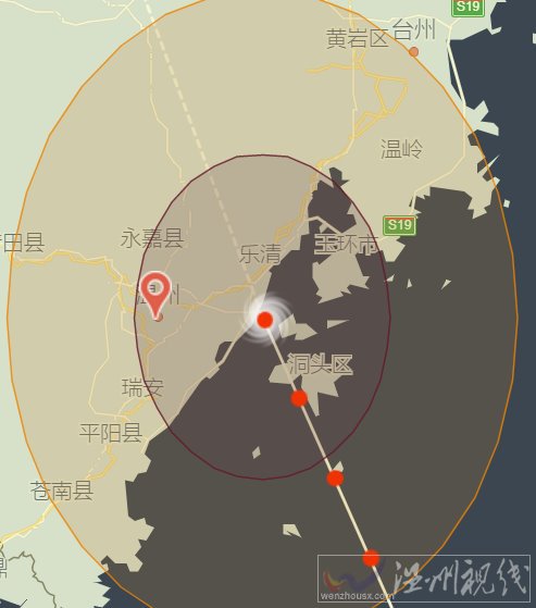 臺(tái)風(fēng)黑格比登陸樂(lè)清