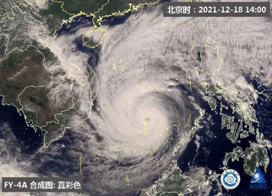 12月臺(tái)風(fēng)雷伊帶來少見冬季臺(tái)風(fēng)雨