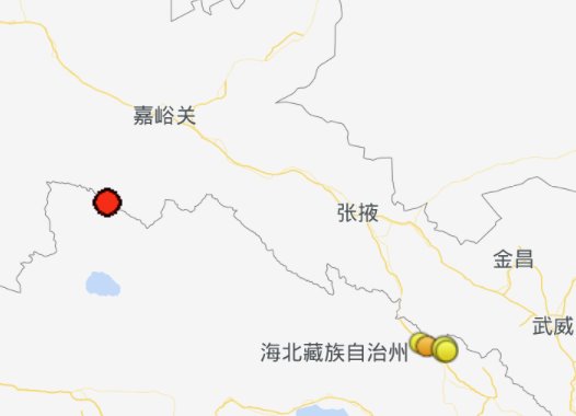 甘肅張掖發(fā)生5.1級地震