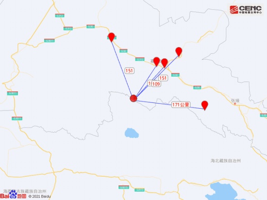 甘肅張掖發(fā)生5.1級地震